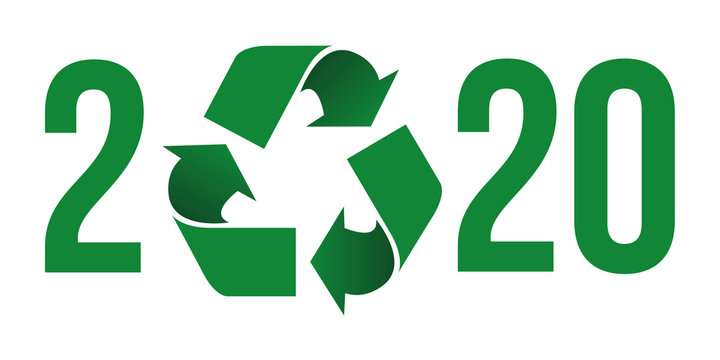 Carte de vœux pédagogique 2020 pour la protection de la planète et de l’environnement, rappelant l’importance de trier ses déchets pour les recycler.