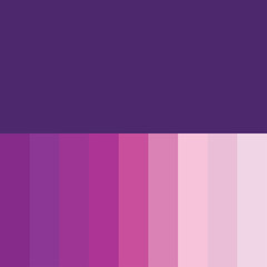 Fototapeta premium Purple and blue color palette vector illustration