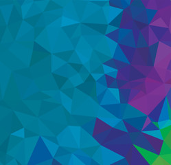 Abstract multicolor blue and purple background. Vector polygonal design illustrator