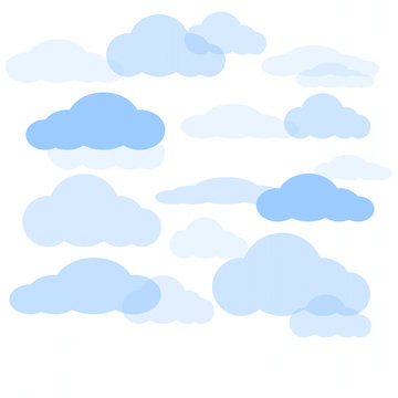 abstract background of cloud and blue sky ,vector,illustration
