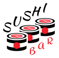 Sushi rolls japanese.