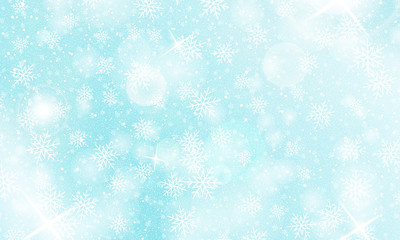 Falling snow background. Vector illustration