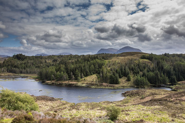 Die nördlichen Highlands von Schottland