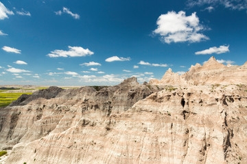 Obraz premium mountains formations at badlands national park