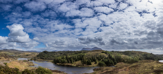 Die nördlichen Highlands von Schottland