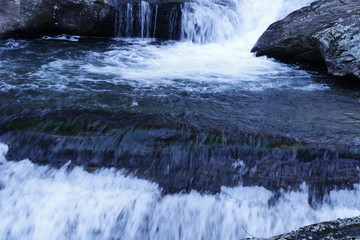 rushing water