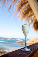 glasse of champagne