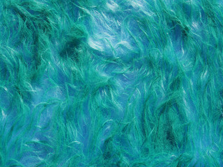 Obraz premium Blue faux wool as texture and background
