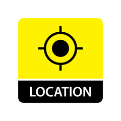 Location icon for web and mobile