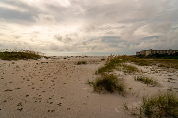 The wonderful smooth sand of Treasure Island beach Florida.