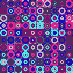 Seamless pattern with circles