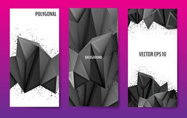 Abstract polygonal  backgrounds