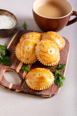 Spinach and feta cheese mini pies