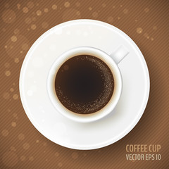 Cup of the coffee
