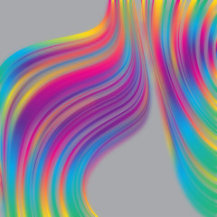 Colorful background with wavy gradient lines