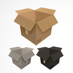 Dimensional carton box