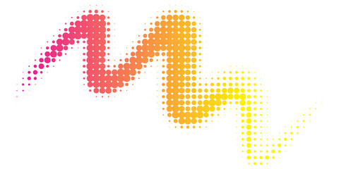 Gradient  futuristic pattern.