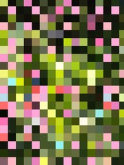 abstract geometric colourful surface texture with squares