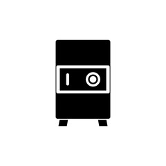 safety deposit box icon design trendy