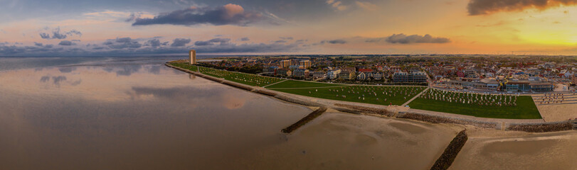Büsum von oben