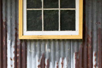 old rustic building exterior details