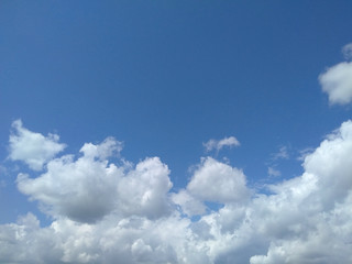 Obraz premium clouds sky summer morning freedom flight blue nature nature