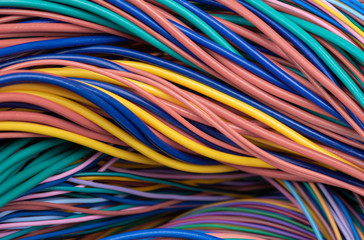 Set of electircial cable in telecommunication and computer network
