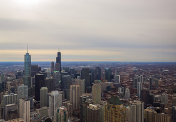 Fototapeta na wymiar chicago city