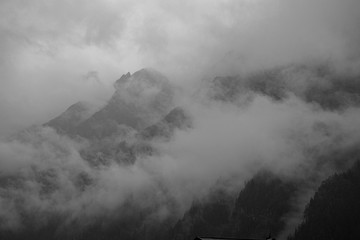 alps and clouds one