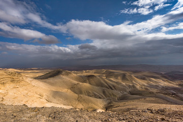 Landscape in Judean desert, Israel