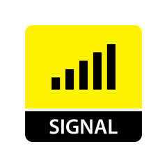 Signal icon for web and mobile