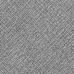 Texture or graphic pattern from short, thin line intersections, positioned vertically, obliquely, or horizontally. Textile. Paper. Monochrome. For posters, banners, retro and urban design 