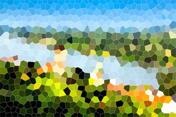 Abstract colorful mosaic pattern background