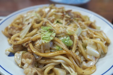 日本の岡山県備前市日生町の美味しい鉄板焼き