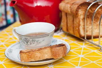Tea and Toast for breakfast