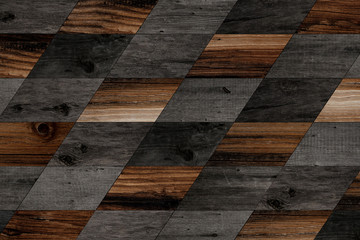Wood texture for background. Parquet floor with geometric pattern.	