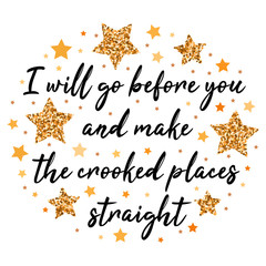 Obraz premium Hand drawn motivation, inspiration phrase. Isolated print.