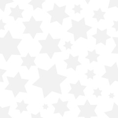 Neutral seamless pattern with stars