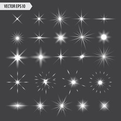 Light starry elements