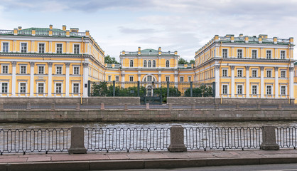 Fototapeta na wymiar Derzhavin Palace in Saint Petersburg, Russia