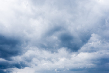 Dramatic sky with clouds