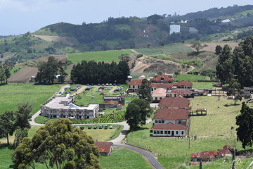 Aldea desde el cielo