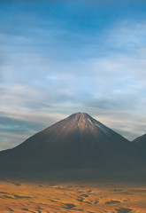 Vintage Picture of Licancabur Volcano Atacama Desert