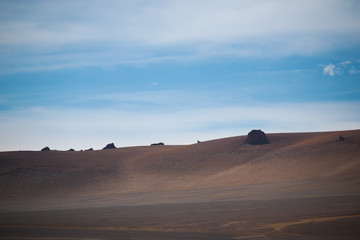 Sunny Day in Atacama Desert In Chile