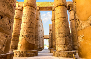 Central colonnade of Karnak