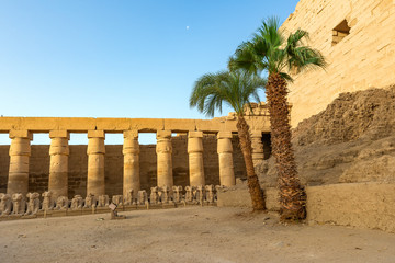 Sphinxes in Karnak temple