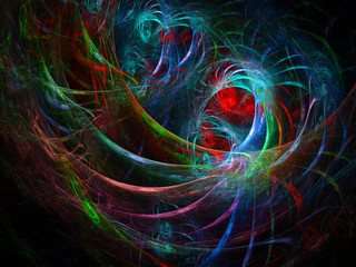 Abstract fractal background