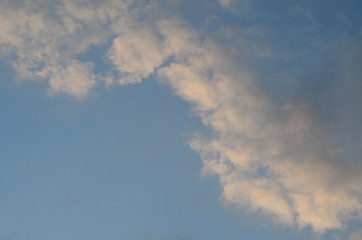Fototapeta na wymiar Blue cloudy sky.Background