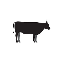 Cow graphic design template vector isolated illustration