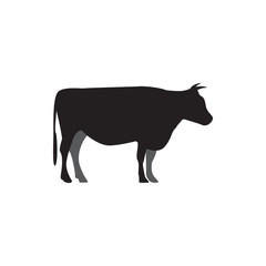 Cow graphic design template vector isolated illustration